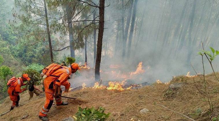 उत्तराखंड के पहले हाईटेक मॉडल क्रू स्टेशन ने जंगल में आग बुझाने का शुरू किया मिशन
