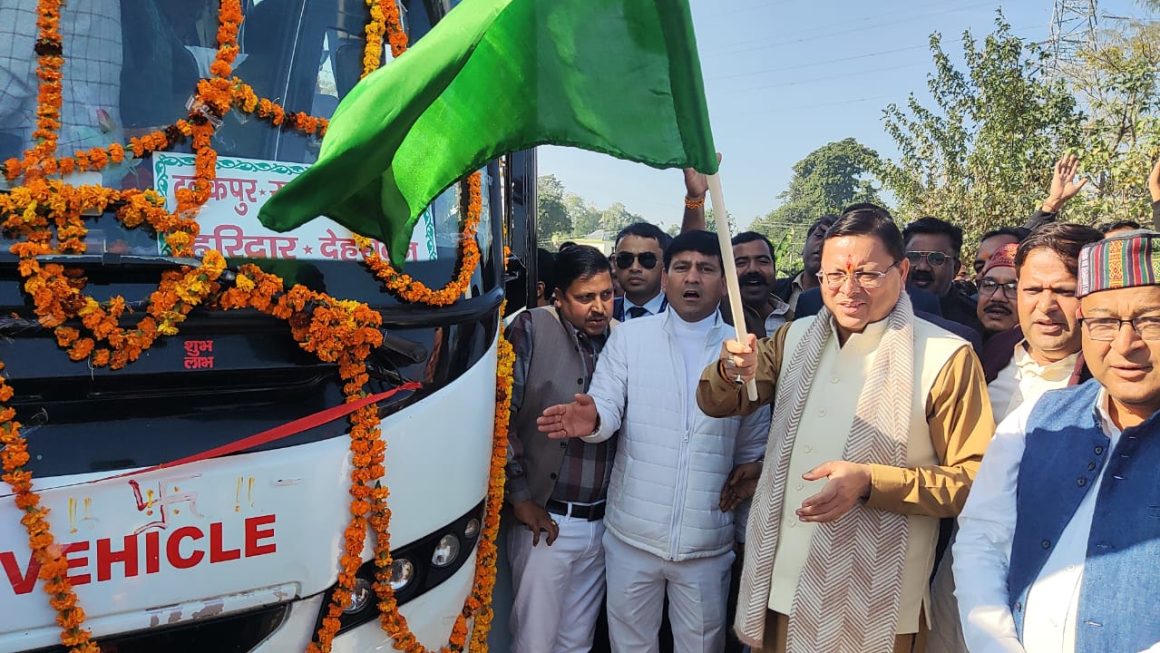 मुख्यमंत्री ने दी चंपावत की जनता 42 सीटर वोल्वो बस की सौगात –